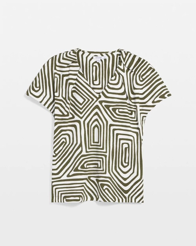 Geo Tuck Detail Tee - image 5